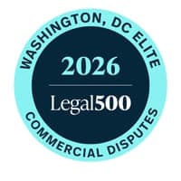 Legal 500 Washington DC Elite - Commercial Disputes 2026