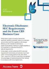 Electronic Disclosure: SEC Requirements and the Form CRS Business Case