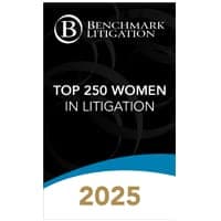 Benchmark Litigation Top 250 Women In Litigation_2025