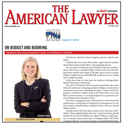 On Budget and Blooming - The American Lawyer